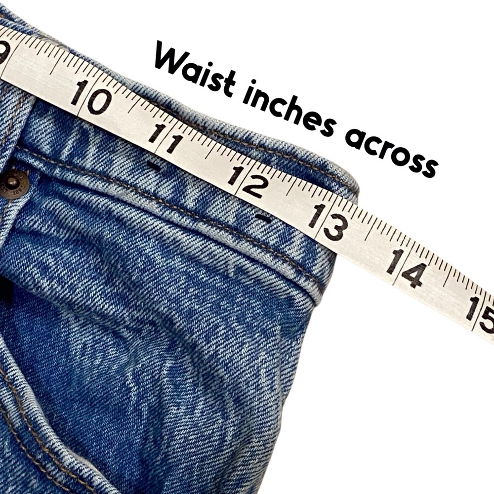 Abercrombie Fitch Jeans The 90s Stright Ultra High Rise Blue Women’s 26 Long - Picture 6 of 14